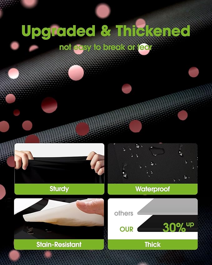 Pureegg Plastic Table Cloth Disposable 8 Pack, 54 x 108 Inch Table Cloths, Graduation Decorations of 2025, Graduation Tablecloths, Rectangle, Plastic Cover, Leakproof & Sturdy, Black and Rose Gold