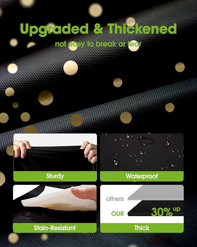 Pureegg Plastic Table Cloth Disposable 8 Pack, 54 x 108 Inch, Table Runner Style, Graduation Decorations 2025, Party Tablecloths, Rectangle, Plastic Cover, Leakproof & Sturdy, Black Gold