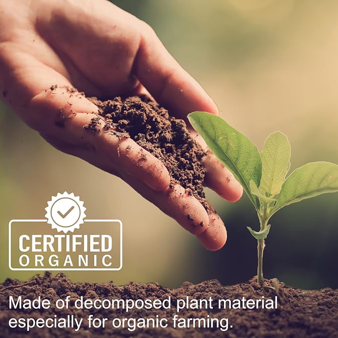 Old Potters Organic Compost - Plant Based Potting Soil - Home, Garden Fertilizer - Complete Food - Boosts Plant Growth - Use for Indoor and Outdoor Farming ~25 lbs (24 Quarts)