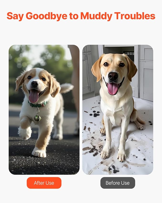 VEVOR 2-Pack Recycled Rubber Mulch Mat Roll,Permanent Mulch Walkway Pathway,Garden Edging Border for Plants, Vegetables & Flower Garden Barrier, Black Rubber Mulch for Landscaping Outdoor 8' x 2'