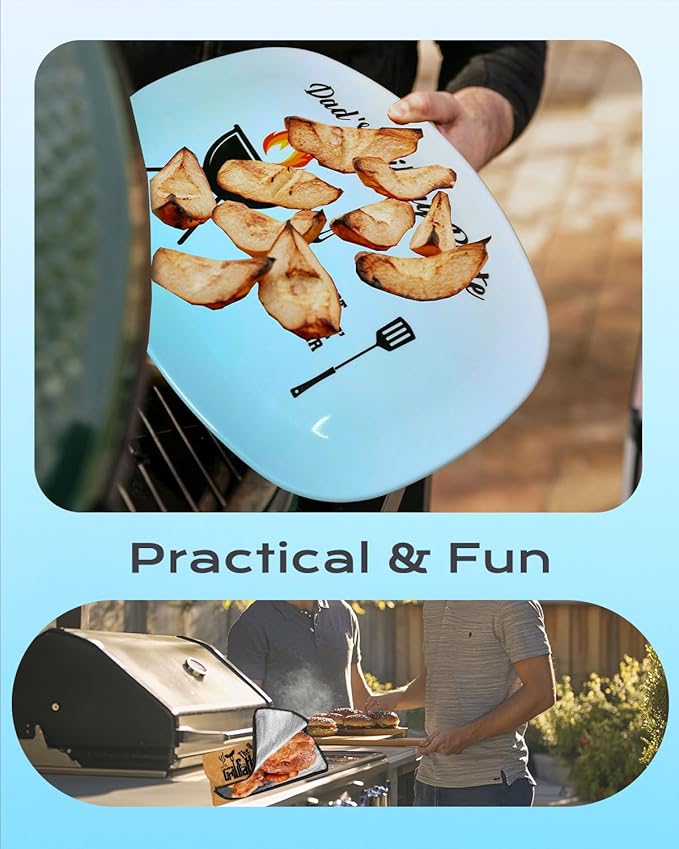 BBQ Resting Bag & Tray Barbecue Accessories Gifts for Dad, Christmas & Father's Day Smoker Outdoor Kitchen Grilling Tools Blanket & Serving Tray Gifts for Daddy Regalos para Papa