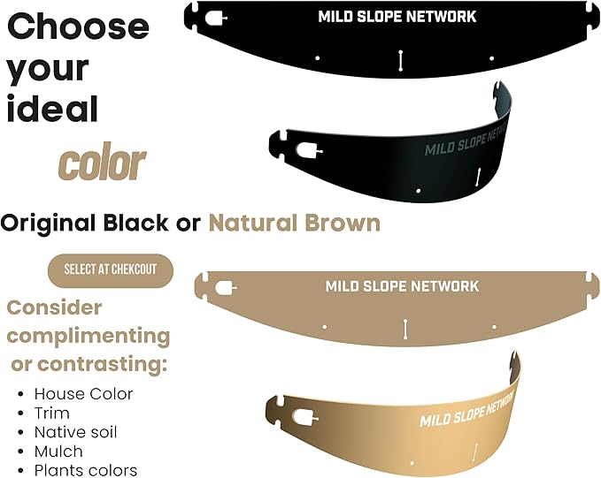 Dirt Locker Erosion Control Hillside Planters, 10-Pack-Black—DIY-Raised Garden Bed Terracing Kit for Mild Slopes, 10°-24°-Geogrid Water Retention Planting Stabilizer-Retaining Wall Compatible