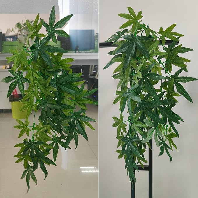 30cm/12in Aquarium Decorations Plants Artificial Fake Plastic Water Grass Plants for Fish Tank Aquarium Decor Artificial Hanging Plants