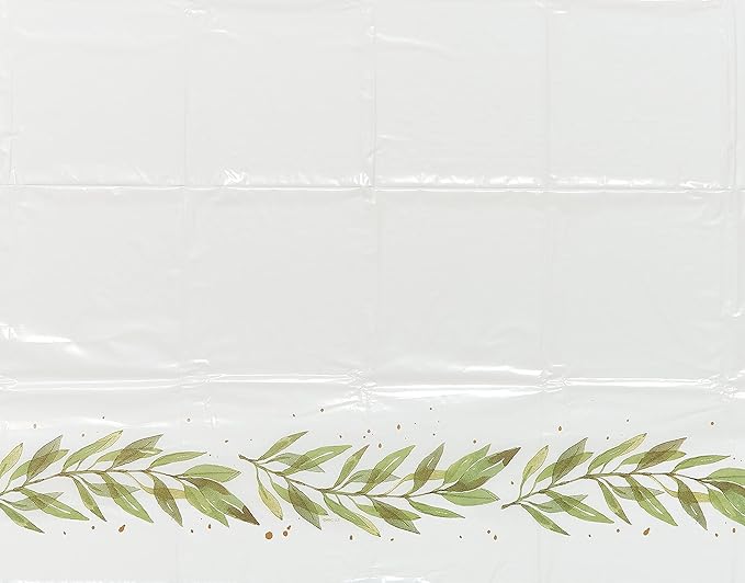 American Greetings Wedding or Bridal Shower Party Supplies, Plastic Table Covers (3-Count)