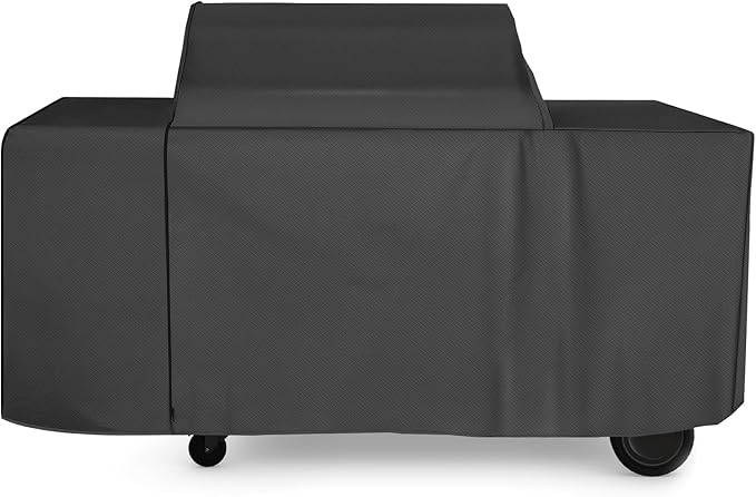 Heavy Duty Full-Length BAC776 Grill Cover with Side Zipper, Compatible with Traeger Woodridge Pro Cover BAC776 Woodridge Elite Grill Cover, 600D All Weather Grill Accessory
