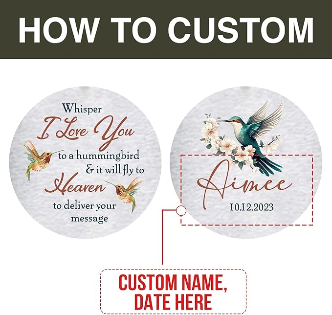 Personalized 36" Bereavement Wind Chimes for Outside, Memorial Gift in Remembrance of a Loved One, Sympathy Gift for Loss of Mother Father Husband, Garden Patio Decor