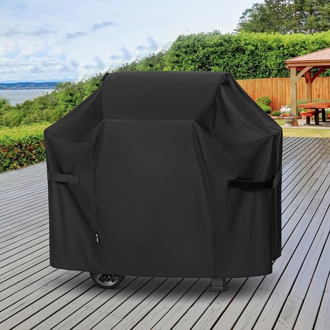 Unicook 53 Inch Grill Cover for Weber Spirit II 300 and Spirit 300 Series, Heavy Duty Waterproof Outdoor BBQ Cover, Fade Resistant Weatherproof Gas Grill Protector, Compared to Weber 7139