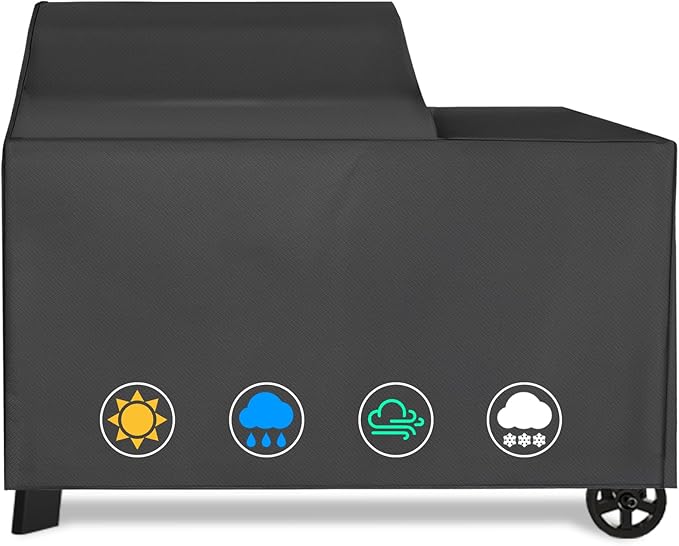 Heavy Duty 600D Grill Cover Compatible with BAC761 Traeger Grills Woodridge Pellet Grill and Smoker