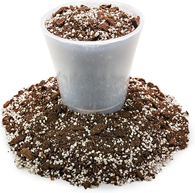 Gardenera Soil Mixture for Indoor Herb Planters - 10 Quart - Specially Blended Soil Mixture for Planting and Growing Indoor Kitchen Herbs Indoors (4 Bags of 5 Quart)