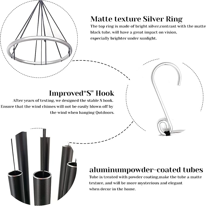 Personalized Housewarming Wind Chimes, 36inch Custom New Home Large Chime Outdoor, Sweet Wedding Wind Chime, Garden Decor, Housewarming,New Home Gift