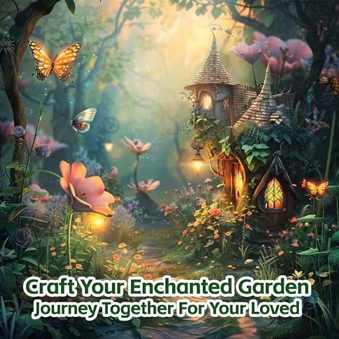 20Pcs Outdoor Miniature Fairy Garden Accessories Kit with Fairy House & Mini Resin Animals - Miniature Garden Decor Gifts for DIY Micro-Enthusiasts