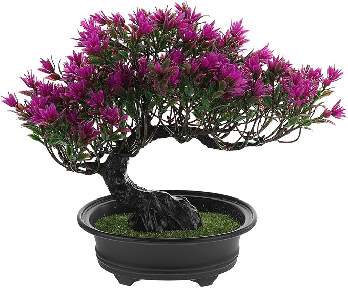 Hemoton Office Decor Artificial Pine Tree Christmas Party Decoration Bonsai Home Décor Fake Plants for Wall Farmhouse Room Décor 12.59x9.44 Color Home Decor