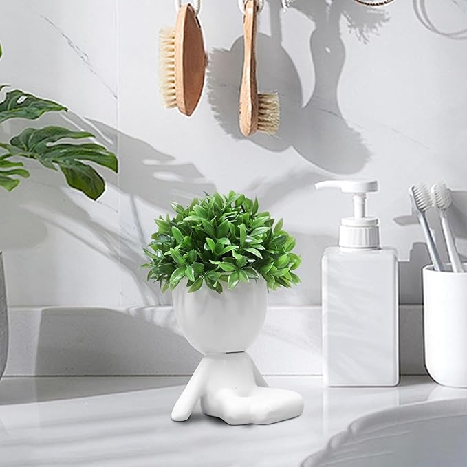 Zerzsy Mini Succulent Plant - Plants Gift - Cute Office Decor for Women - Office Decorations for Work DeskWomen - Desk Plants Decorations for Shelf- Set of 1