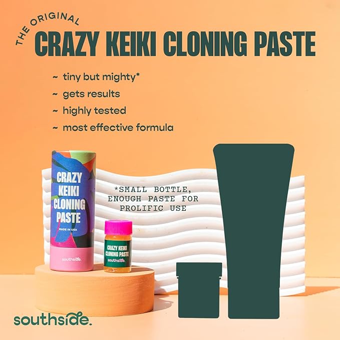 Keiki Cloning Paste by Southside Plants - Miracle Growth for Orchids & Houseplants - Generate New Life with Cytokinin, Hormones & Vitamins - 0.25oz x 3