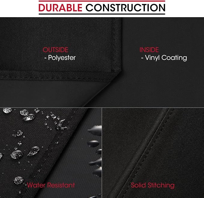 Unicook Heavy Duty Waterproof Barbecue Gas Grill Cover, 65-inch BBQ Cover, Special Fade and UV Resistant Material, Durable and Convenient, Fits Grills of Weber Char-Broil Nexgrill Brinkmann and More