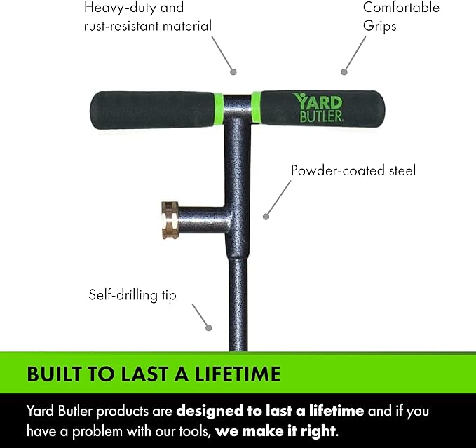 Yard Butler Deep Root Irrigator - Unique Gardening Tool for Irrigation - Deliver Water Directly to Plant Roots - Promote Healthy Growth & Minimize Water Waste - Easy-to-Use Gardening Supplies