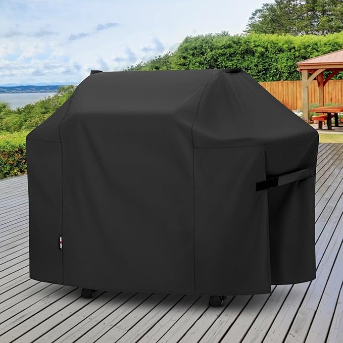 Unicook Grill Cover Compatible with Weber Summit 400 Series, Heavy Duty Waterproof Outdoor BBQ Cover 64 Inch, All-Season Protection Barbecue Gas Grill Protector, Compared to Weber 7108