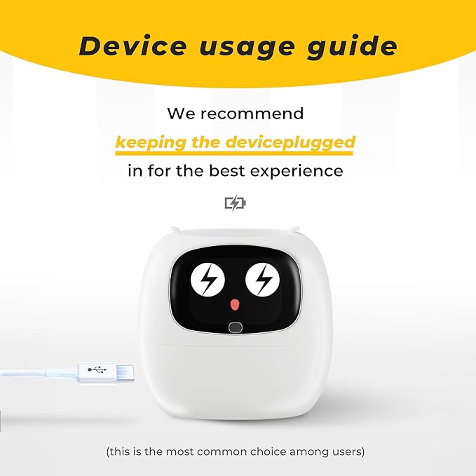 Smart pet Planter Robot Guidance on Plant Care with Emojis, Adorable Plant Companion with Rich Gesture Interaction, Neat Desk Setup Gift (Green)