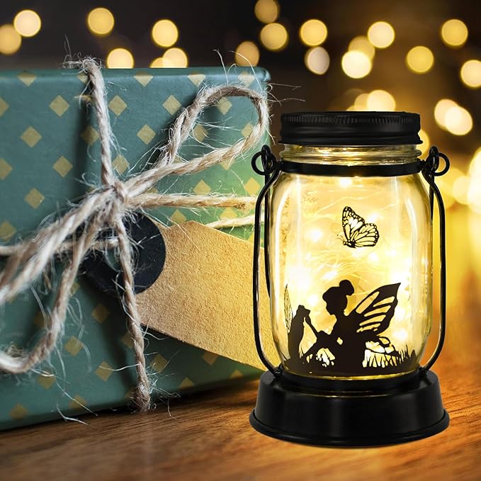 kyoryuger Dog Solar Lanterns, Dog Gifts for Women Mom Grandma, Christmas Dog Mom Gifts, Unique Birthday Gifts for Dog Lovers, Garden Decoration Outside for Yard, Patio,Backyard,Porch