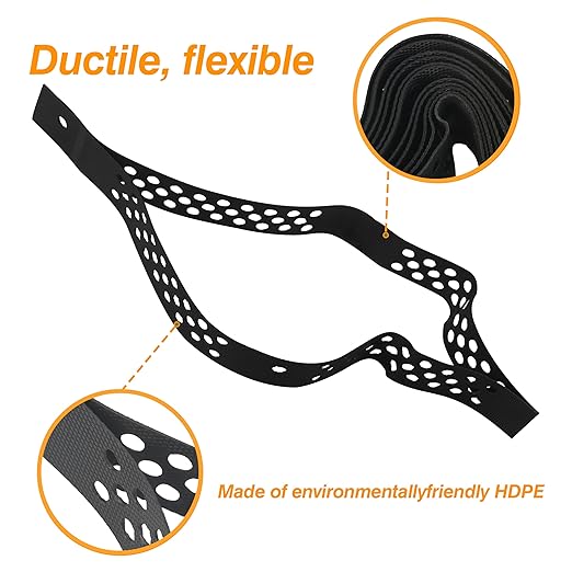 Sunnyglade 2" Thick Ground Grid 13.6 x 4 FT, Gravel Retainer 1880 LBS Per Sq ft, Geo Grid Driveway Stabilization for DIY Patio Walkway Driving RV Parking Slopes and Garden (Black, 4 x 13.6 FT)