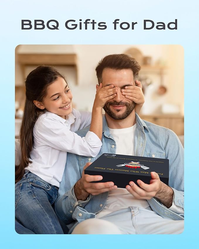 BBQ Resting Bag & Tray Barbecue Accessories Gifts for Dad, Christmas & Father's Day Smoker Outdoor Kitchen Grilling Tools Blanket & Serving Tray Gifts for Daddy Regalos para Papa