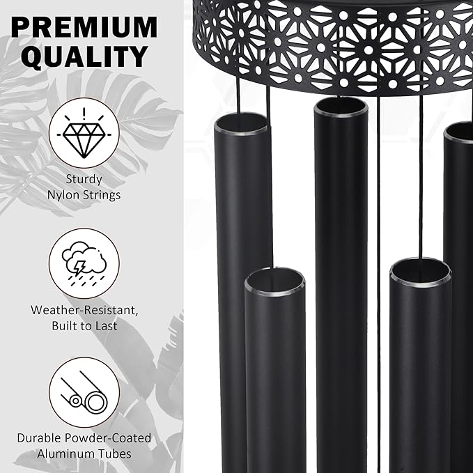 Extra Large Wind Chimes for Outside Deep Tone - 58'' Wind Chimes Outdoor Clearance, Deep Tone Wind Chime, Windchimes Outdoors, Memorial WindChimes, Sympathy Gift, Garden Patio Yard, Home Décor