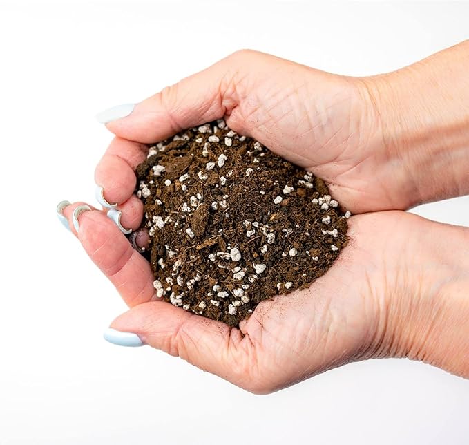 Gardenera House Plant and Tropical Plant Potting Soil - Re-Potting Soil for All Types of Indoor House Plants - 1 Quart Bag