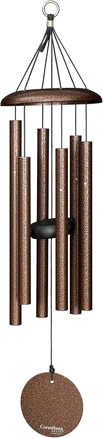 Corinthian Bells by Wind River - 27 inch Copper Vein Wind Chime for Patio, Backyard, Garden, and Outdoor Decor (Aluminum Chime) Made in The USA