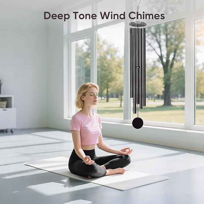 Large Wind Chimes for Outside Deep Tone, 65" Deep Tone Wind Chimes for Outside Porch Garden Patio Balcony Memorial Room Decor, Memorial Sympathy Gift for Loss of Loved One