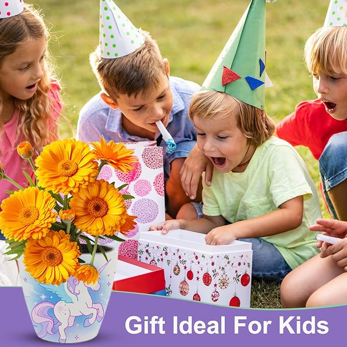 QSQSRUCH 6 Set Painting & Plant Flower Garden Kit, Arts and Crafts Kits for Kids Ages 4-8,Girls Gifts 8-10, Garden Set for Kids 8-12,Girls Toys Age 6-8, Gift for 4 5 6 7 8 9 10+ Year Old Girl