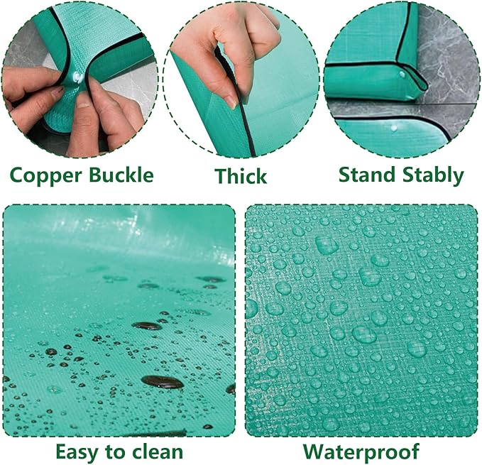 17-Piece Succulent Plant Care Tool Set, 26" and 39.4" Plant Transplanting Mats, Indoor Transplanting Supplies, Including Pot Transplantingg Mat, Mini Gardening Tool Set for Plant Care