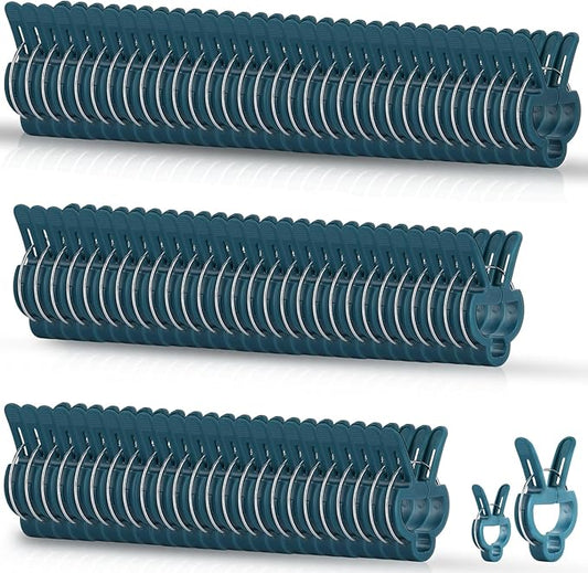 Plant Support Clips, 120 PCS Gentle Flower Plant Clamps for Supporting Vine Climbing Plants, Gardening Lever Loop Gripper Clips Help Stems Vines Grow Straight Upright, 2 Sizes in one Pack