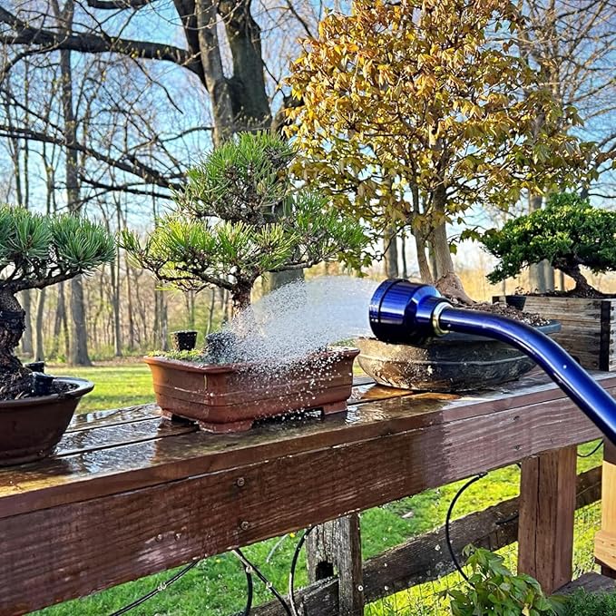 GREEN MOUNT Watering Wand, 24 Inches Sprayer Wand with Superior Stainless Head, Perfect for Hanging Baskets, Plants, Flowers, Shrubs, Garden and Lawn, Purple