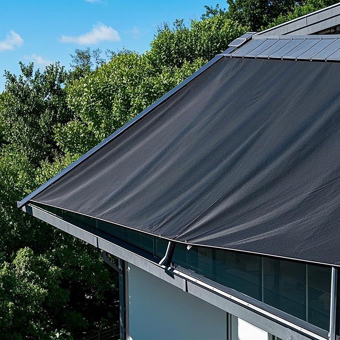 winemana 40% Black Shade Cloth, 3.3 x 10 FT Garden Mesh Tarp for Plants Heat Protection with Grommets, Sunshade Plant Cover for Greenhouse, Barns Kennel, Outdoor Netting Screens for Patio & Porch