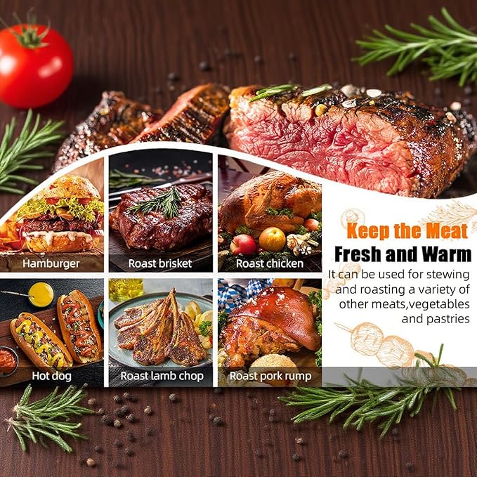 BBQ Blanket for Resting Meat-Insulated Smoker Grilling Bag Meat Resting Bags Meat Blanket Bag BBQ Accessories Smoker Accessories Grill Accessories Grilling Gifts for Men 6 PCS