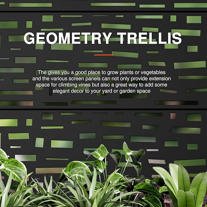 Casaphoria Metal Raised Garden Bed with Trellis and Wheels, 72"x35"x16" Arched Planter Box for Climbing Plants, Vegetables & Vines, Features Drainage Holes and Privacy Screen (Black-Gerald)