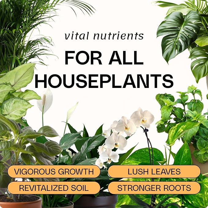 Flourish Plant Organic All-Purpose Plant Food 3-3-2 Fertilizer for Indoor Plants - CDFA Certified, Easy Application, 3-3-2 NPK, Eco-Friendly, EA 1.69 fl oz USA Made