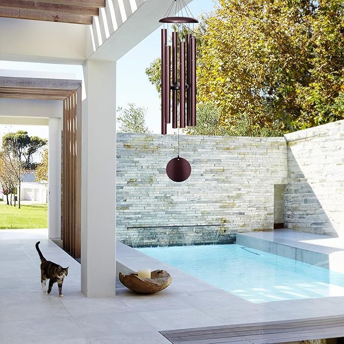 Wind Chimes for Outside Deep Tone, 38'' Large Memorial Wind Chimes Outdoor, Wind Chime Gifts for Garden Balcony Patio and Home Décor. Bronze