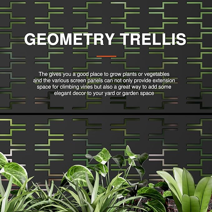 Casaphoria Metal Raised Garden Bed with Trellis and Wheels, 72"x35"x16" Arched Planter Box for Climbing Plants, Vegetables & Vines, Features Drainage Holes and Privacy Screen (Black-Square)