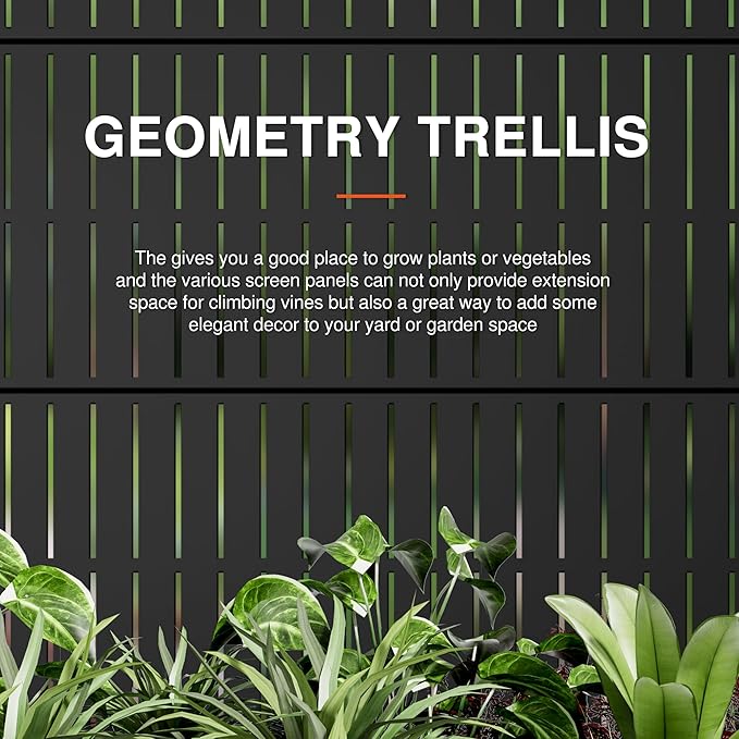 Casaphoria Metal Raised Garden Bed with Trellis and Wheels, 72"x47"x16" Arched Planter Box for Climbing Plants, Vegetables & Vines, Features Drainage Holes and Privacy Screen (Black-Fence)