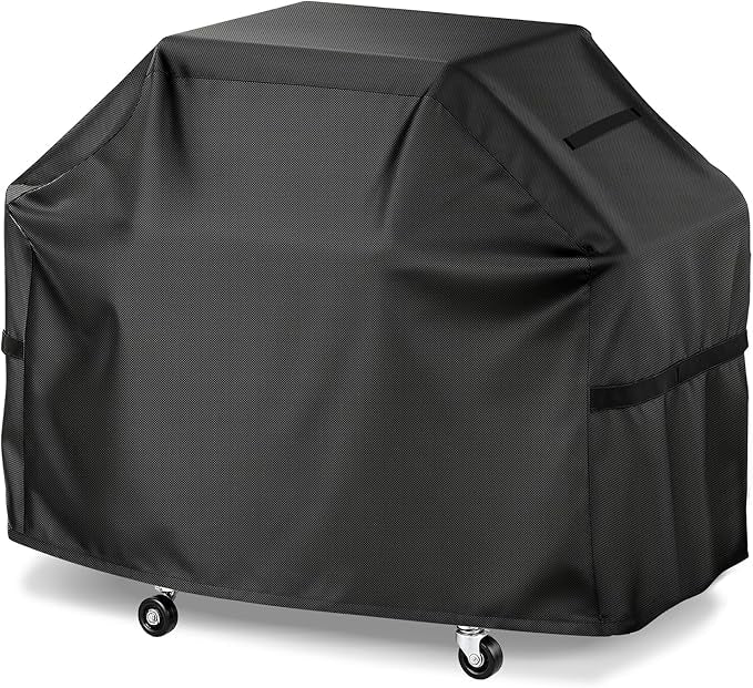 LBTING Grill Cover, 52-inch Heavy Duty 300D Oxford Waterproof Windproof UV Resistant BBQ Gas Grill Cover for Outdoor Barbecue Fit Most Brands Weber, Brinkmann, Char Broil, Holland