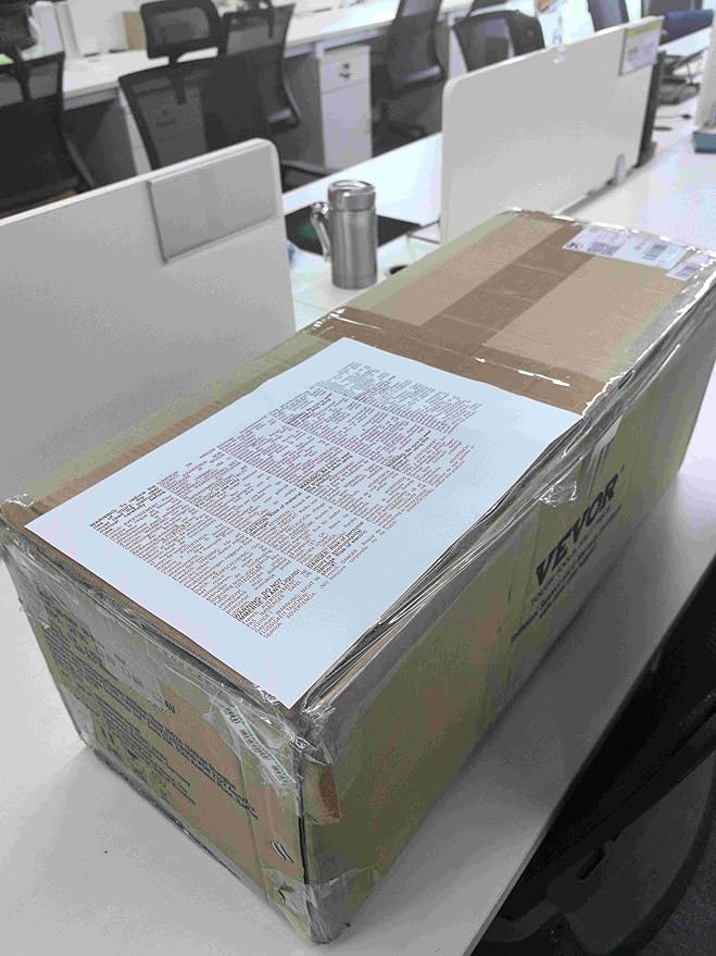 VEVOR 4-Pack Recycled Rubber Mulch Mat 120 x 4.5 in, Permanent Rubber Mulch for Landscaping, Black Mulch Garden Edging Border for Plants, Vegetables & Flower Garden Barrier