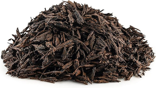 Rubberific Premium Shredded Rubber Mulch for Gardens, Lawns, and Landscaping | Long Lasting Color | Looks Like Natural Wood Mulch (1.5 CU. FT. - 27 LBS, Brown)
