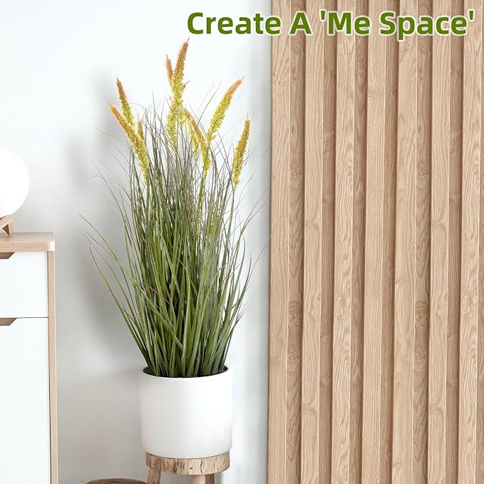 Green Onions Fake Plants,Artificial Plants Indoor, Fake Grass Decor Green Plant Fake Outdoor Flowers Fake Succulents,Artificial Tall Grass Plants with Pots House Decorative(36“ 2 Pack)