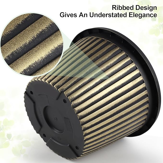 Large-Planter-Indoor-Outdoor Plant Pots, 12 inch 4 Pack Plastic Flower Pots with Saucer and Drainage Holes, Modern Garden Planters for Planting Medium Large Plants， Decorative Resin Garden Pots