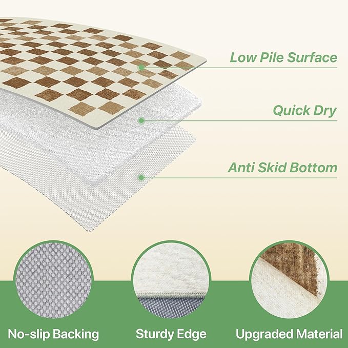 GENIMO Outdoor Rug for Patio Clearance, 9'x12' Reversible Plastic Straw Rugs, Lightweight Waterproof RV Camping Mat for Camper, Balcony, Deck, Backyard, Picnic, BrownBeige