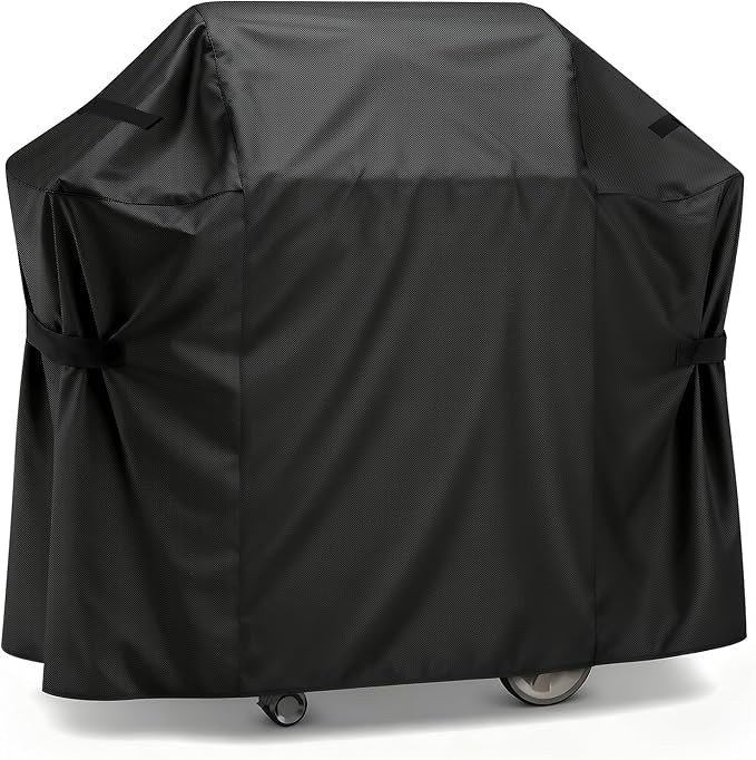 LBTING Grill Cover, 44-inch Heavy Duty 300D Oxford Waterproof Windproof UV Resistant BBQ Gas Grill Cover for Outdoor Barbecue Fit Most Brands Weber, Brinkmann, Char Broil, Holland
