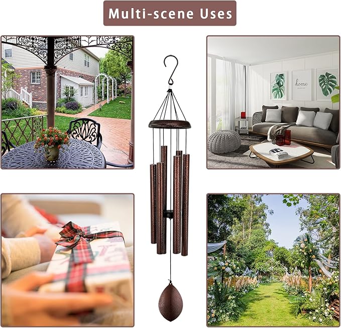 Wind Chimes for Outside Deep Tone,36 Inch Chimes for Outdoors,Sympathy Windchimes Outdoors Gifts for Mom,Outdoor Wind Chimes,Garden Decoration.