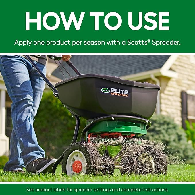 Scotts Turf Builder Weed & Feed5, SummerGuard and WinterGuard, 3 Bag Bundle, Small Lawns