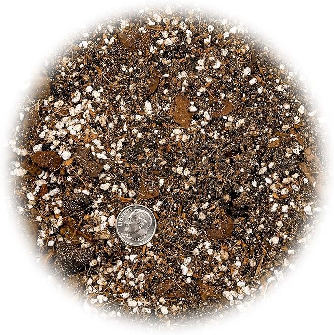 Premium Aroid Potting Mix - Soil Free Blend for Aroids - Growing Medium for House Plants by Gardenera - (3 Quart Bag)